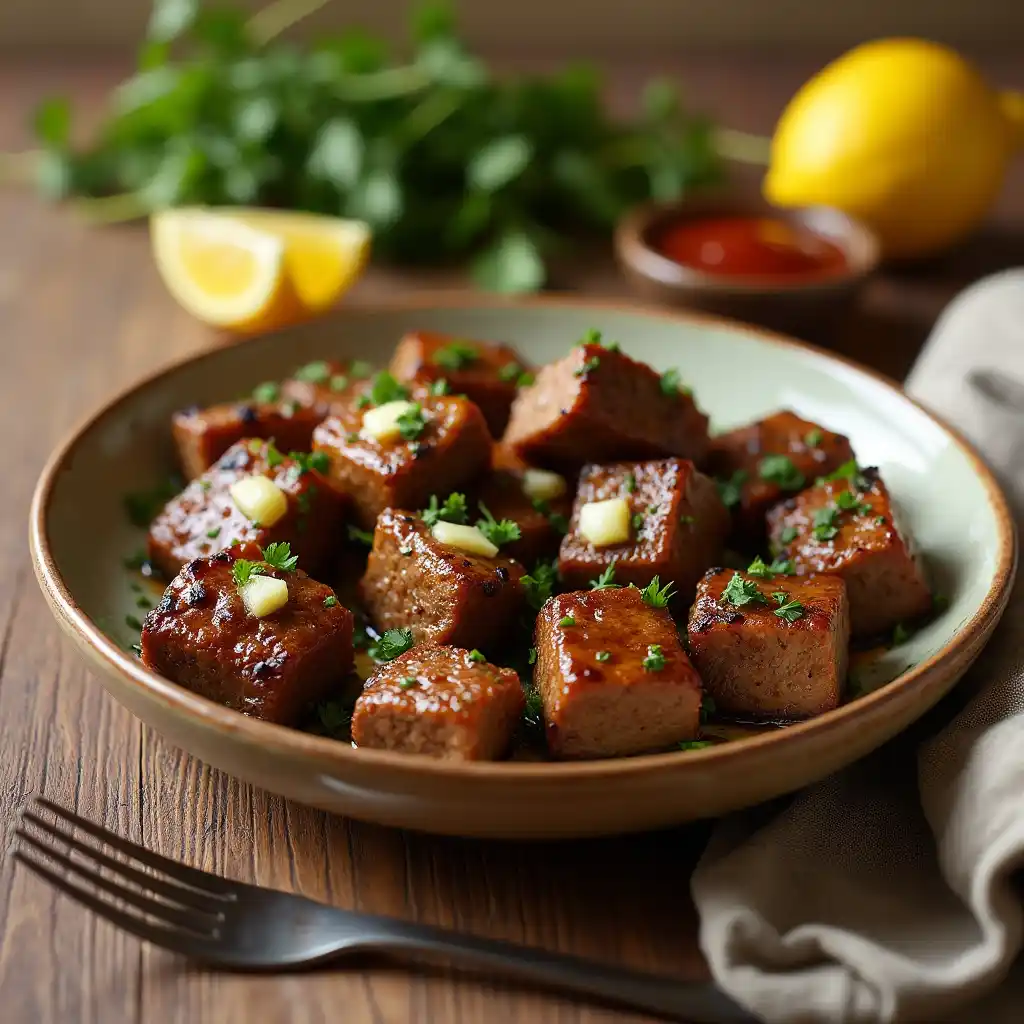 garlic butter steak bites